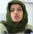  ?? ?? Jailed Iranian rights activist Narges Mohammadi