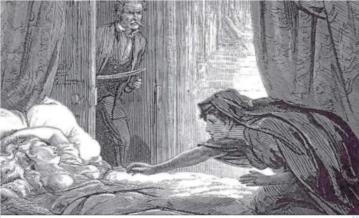  ?? D. S. ?? Ilustració­n de D. H. Friston para ‘Carmilla’, de J. Sheridan Le Fanu (1873).