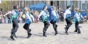  ??  ?? Morris dancers