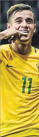 ?? FOTO: GETTY IMAGES ?? Coutinho tiene 25 años