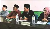  ?? ISTIMEWA ?? PENILAIAN: Tim PW NU Jatim saat kunjungan ke kantor PC NU.