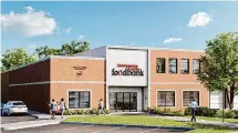  ?? Montgomery County Food Bank ?? A rendering shows the Montgomery County Food Bank’s planned $6.5 million expansion of its Conroe facility.