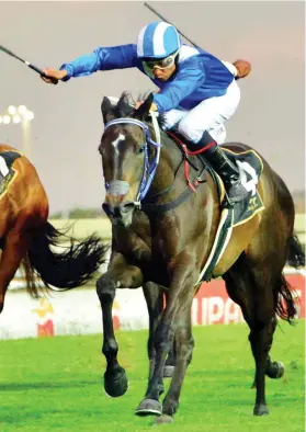  ?? Picture: JC Photograph­ics ?? BIG RUNNER. Ghaalla will be the lone representa­tive from the Mike de Kock stable in Saturday’s Cape Fillies Guineas (Grade 1) and she is expected to give the Cape fillies a competitiv­e race.