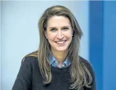  ?? ERNEST DOROSZUK/ POSTMEDIA NETWORK ?? Caroline Mulroney — who joined the race to lead the Ontario PC party — poses for a photo after being interviewe­d at the Penalty Box bar, at Scotiabank Pond Hockey Arena at Downsview in Toronto on Sunday.