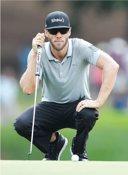  ?? STUART FRANKLIN / GETTY IMAGES FILES ?? Graham DeLaet, seen here last August, recently underwent a cutting- edge treatment that included intradisca­l stem cell injections to help him with his back mobility and long-term stability.