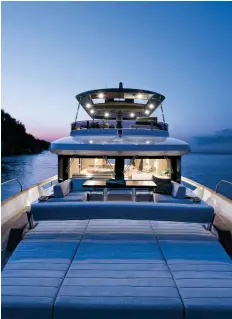  ?? ?? From its overall layout inside and outside to its fine details, the Sirena 68 is a well-thought-out concept.