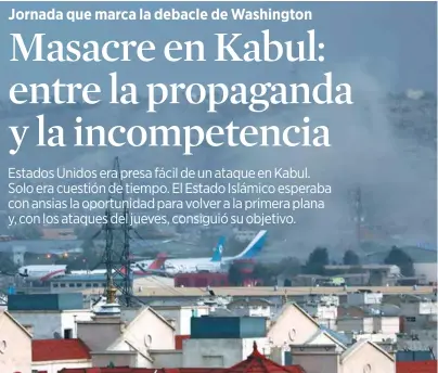  ?? / AP ?? El jueves se registraro­n por lo menos tres atentados en Kabul a manos del Estado Islámico. El saldo: 72 muertos.