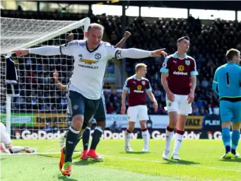  ??  ?? Rooney scored his first goal since January (Getty)