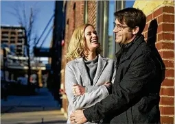  ?? PARRISH LEWIS/NBC ?? Elizabeth Lail is Jenny Banks and James Wolk is Joe Kimbreau in the pilot episode of “Ordinary Joe.”