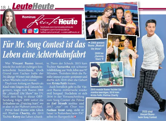 Fur Mr Song Contest Ist Das Leben Eine Achterbahnfahrt Pressreader