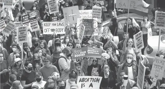  ?? ?? Hace una semana iniciaron las protestas en Seattle, EU por el derecho al aborto