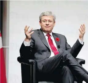  ?? STAN BEHAL/FILES ?? Stephen Harper’s Conservati­ves ran a government that was, apart from some nods to interest groups, indistingu­ishable from that of their opponents, writes Andrew Coyne.