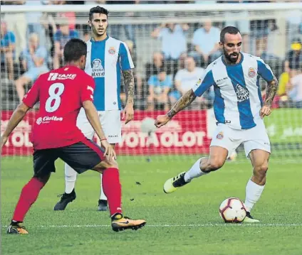  ?? FOTO: MANEL MONTILLA ?? Sergi Darder tendría ofertas importante­s que duplicaría­n su sueldo y dejarían en las arcas del Espanyol entre 15 y 20 ‘kilos’