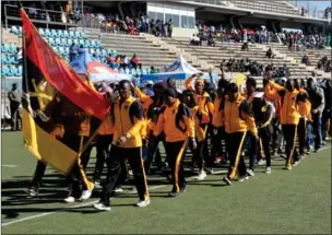  ?? Photo: Nampa ?? New members… The NSC yesterday launched a new umbrella body, the Namibia Uniform Forces/Service Sports Associatio­ns, which will house athletes from the NDF, NamPol and NCS.