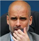  ??  ?? Overhaul: Pep Guardiola