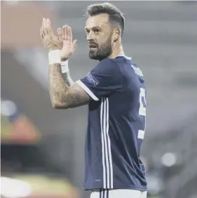  ??  ?? Steven Fletcher is still playing for his club while his injury is ‘managed’.