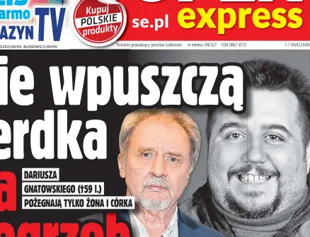  ??  ?? Dariusz Gnatowski (Boczek) i Andrzej Grabowski (Ferdek), dwaj przyjaciel­e ze „Świata według Kiepskich”