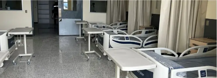  ?? CorTESÍA ?? Así lucía en setiembre del 2023, una sala del nuevo Hospital Monseñor Sanabria.