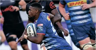  ?? ?? Warrick Gelant has been in irresistib­le form for the Stormers in the URC. Photo: Gerhard Duraan/backpagepi­x