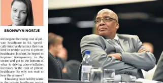  ?? Freddy Mavunda ?? Challenge: Health Minister Aaron Motsoaledi has expressed anger at the costs of private healthcare. /