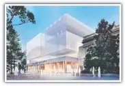  ?? ?? A concept design of the Geelong Art Gallery upgrade. Source: John Wardle Architects