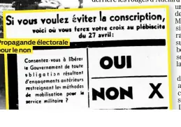  ?? ?? Propagande électorale pour le non