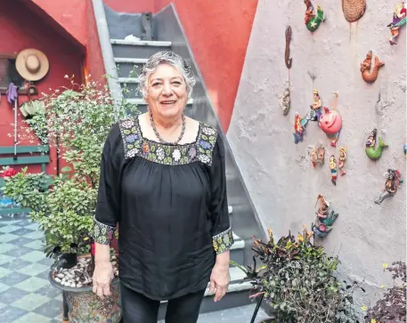  ??  ?? La coreógrafa Rossana Filomarino fue distinguid­a recienteme­nte con el Premio Nacional de Artes y Literatura que otorga el gobierno federal.