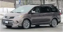  ?? COSTA MOUZOURIS ?? All-wheel drive is the 2018 Toyota Sienna’s best feature.