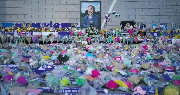  ?? Pictures: Getty Images ?? MUCH-LOVED. The sporting world was in shock when Leicester City owner Thai chairman Vichai Srivaddhan­aprabha died in a helicopter crash.