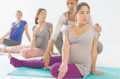  ?? | THINKSTOCK­PHOTOS. COM ?? Many area hospitals offer exercise classes specifical­ly tailored to pregnant women.