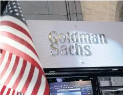  ?? REUTERS ?? A view of the Goldman Sachs stall at the New York Stock Exchange.