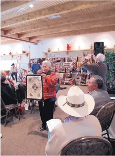  ??  ?? The Ninth Annual Navajo Rug Auction will take place on Saturday at the Prairie Star Restaurant in Santa Ana Pueblo.