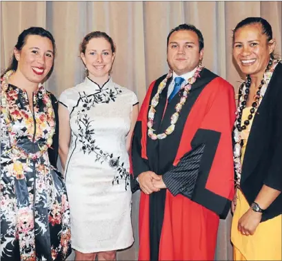  ?? Photo: ANDREA O’NEIL ?? Young and diverse: Porirua’s four councillor­s aged under 40. From left, deputy mayor ’Ana Coffey, 35, Bronwyn Kropp, 22, mayor Nick Leggett, 34, and Izzy Ford, 39.