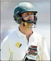  ??  ?? CROSSED THE LINE: Australian batsman Mitchell Marsh