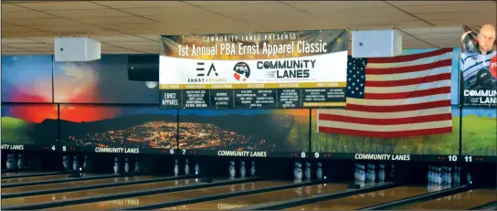  ?? Staff photo/Mike Frank ?? Community Lanes will play host to the Ernst Apparel Classic, a three-day Profession­al Bowlers Associatio­n tournament from Aug. 10-12.