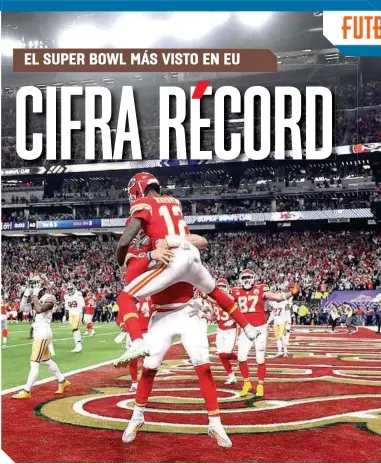  ?? ?? Los Chiefs se coronaron el domingo pasado al vencer en tiempo extra a los 49ers.