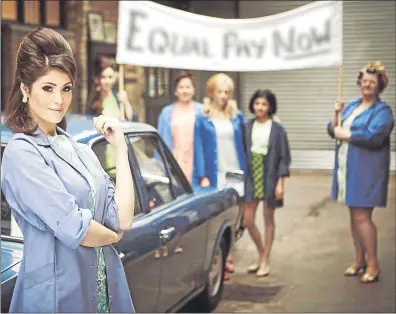  ??  ?? Gemma Arterton in the Made In Dagenham musical about Ford machinists’ battle for equal pay