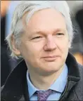  ?? FACUNDO ARRIZABAKA­GA / EFE ?? Assange, el febrer passat