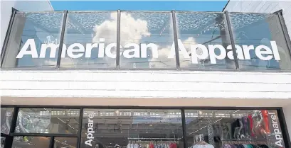  ?? KEITH SRAKOCIC THE ASSOCIATED PRESS FILE PHOTO ?? One of North America's most controvers­ial clothing brands is coming back, as American Apparel returns to the Canadian market.