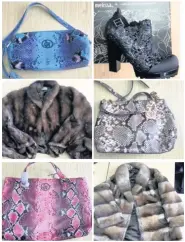  ??  ?? > Accountant Julie Sexton-Blythe blew a fortune on fur coats, handbags and designer gear, pictured, right