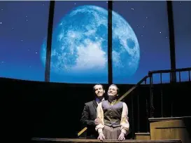  ?? James Nielsen / Houston Chronicle ?? James Monaghan and Shannon Emerick star in Main Street Theater’s production of “Silent Sky.”