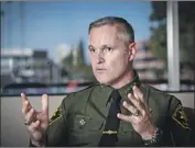  ?? Allen J. Schaben Los Angeles Times ?? ORANGE COUNTY Sheriff Don Barnes, shown in 2019, said the slain man tried to take a deputy’s gun.