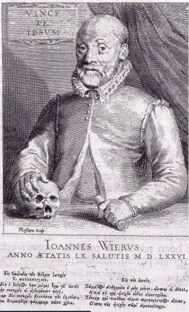  ??  ?? Weyer var den första som tog ställning mot häxrättegå­ngarna i On the Illusions Of The Demons And On Spells and Poisons från 1563.