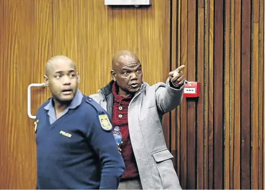  ?? /SANDILE NDLOVU ?? Former Crime Intelligen­ce boss Richard Mdluli allegedly used the secret service account to fund a trip to Hong Kong with his wife.