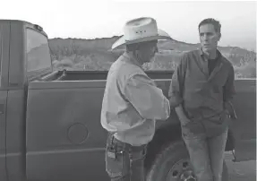  ?? KEVIN FORD/SONY PICTURES CLASSICS ?? “American Chaos” director Jim Stern, right, looks for insight from Trump supporter John Ladd.