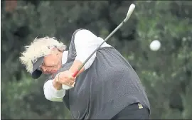  ?? CHRISTIAN PETERSEN — GETTY IMAGES ?? Britain’s Laura Davies has a five-shot lead in the inaugural U.S. Senior Women’s Open.