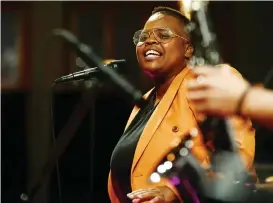  ?? Picture: SIPHIWE MHLAMBI ?? TAKING INITIATIVE: Jazz singer Asanda Mqiki will tour Cape Town to raise funds to produce her debut album.