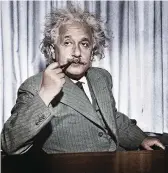  ??  ?? Albert Einstein, en un retrato tomado en la Universida­d estadounid­ense de Princeton.