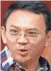  ?? AP ?? Basuki Tjahaja Purnama, known by his nickname, Ahok, is the first ethnic Chinese governor of Jakarta and the first Christian to serve in more than 50 years.