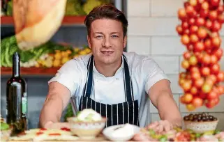  ??  ?? Celebrity chef Jamie Oliver is no longer opening a restaurant in Wellington after its operator was placed in receiversh­ip.